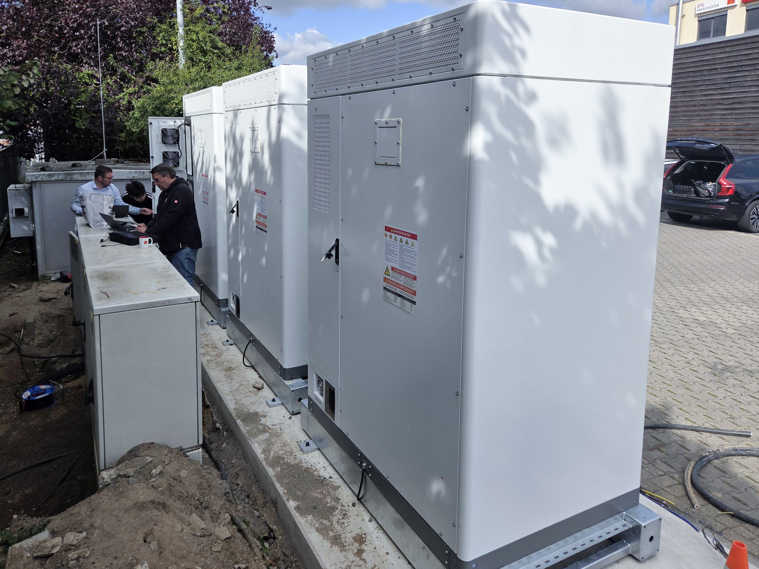 SolaX TRENE Luftgekühltes Gewerbespeichersystem - Nahaufnahme