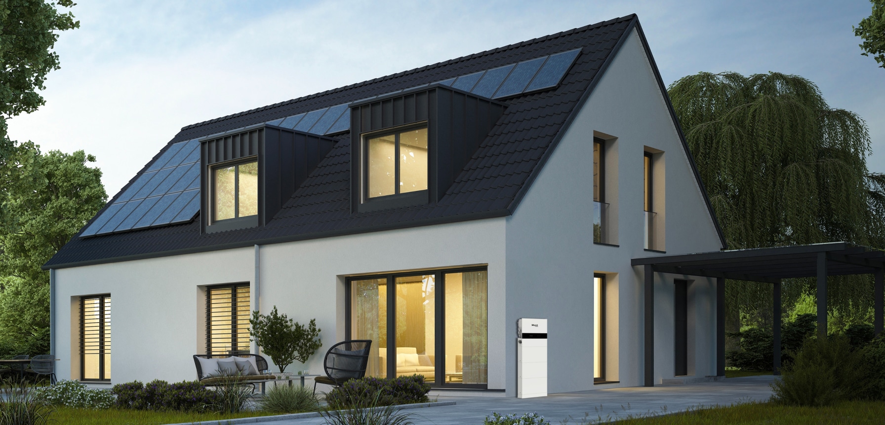 Home battery energy storage system for efficient power management