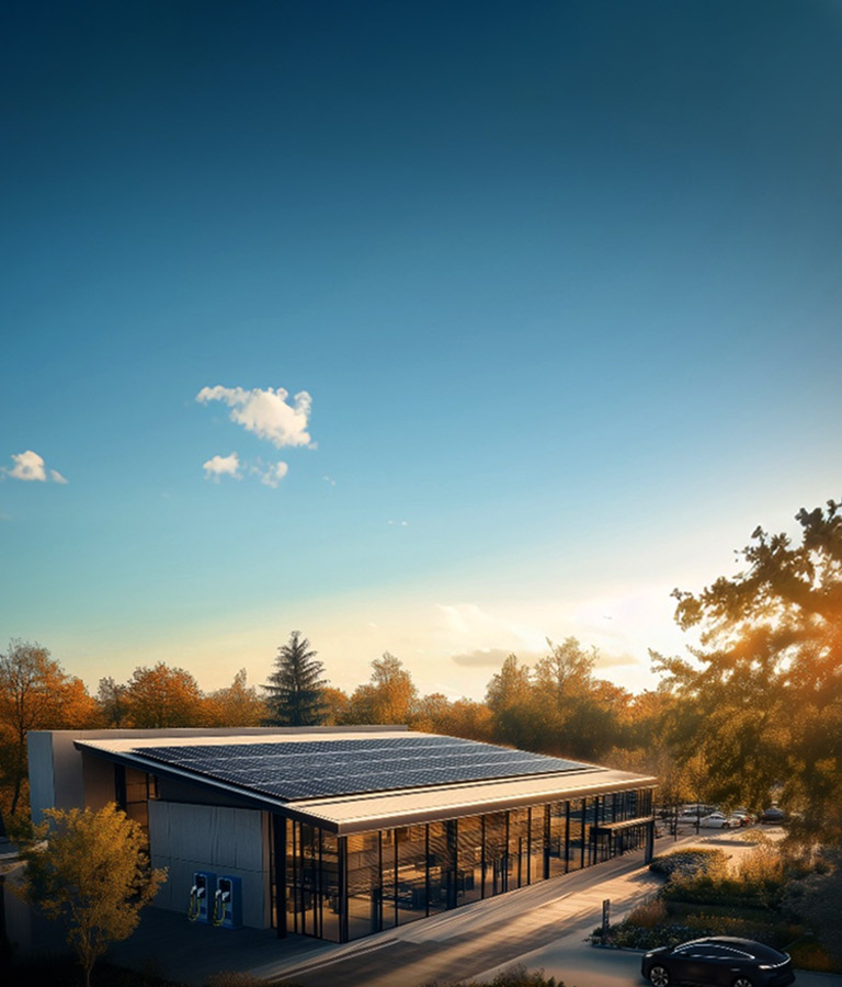 Solax mobile banner presenting all-in-one energy solutions for homes and businesses