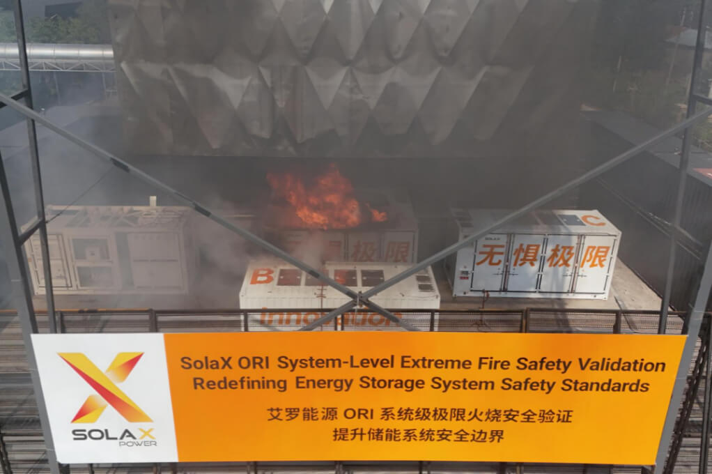 SolaX ORI-System-Extrembrandtestgelände SolaX ORI-System-Extrembrandtestgelände