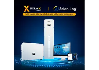 SolaX Power und Solar-Log schließen sich zusammen, um ein besseres Energie management zu bieten